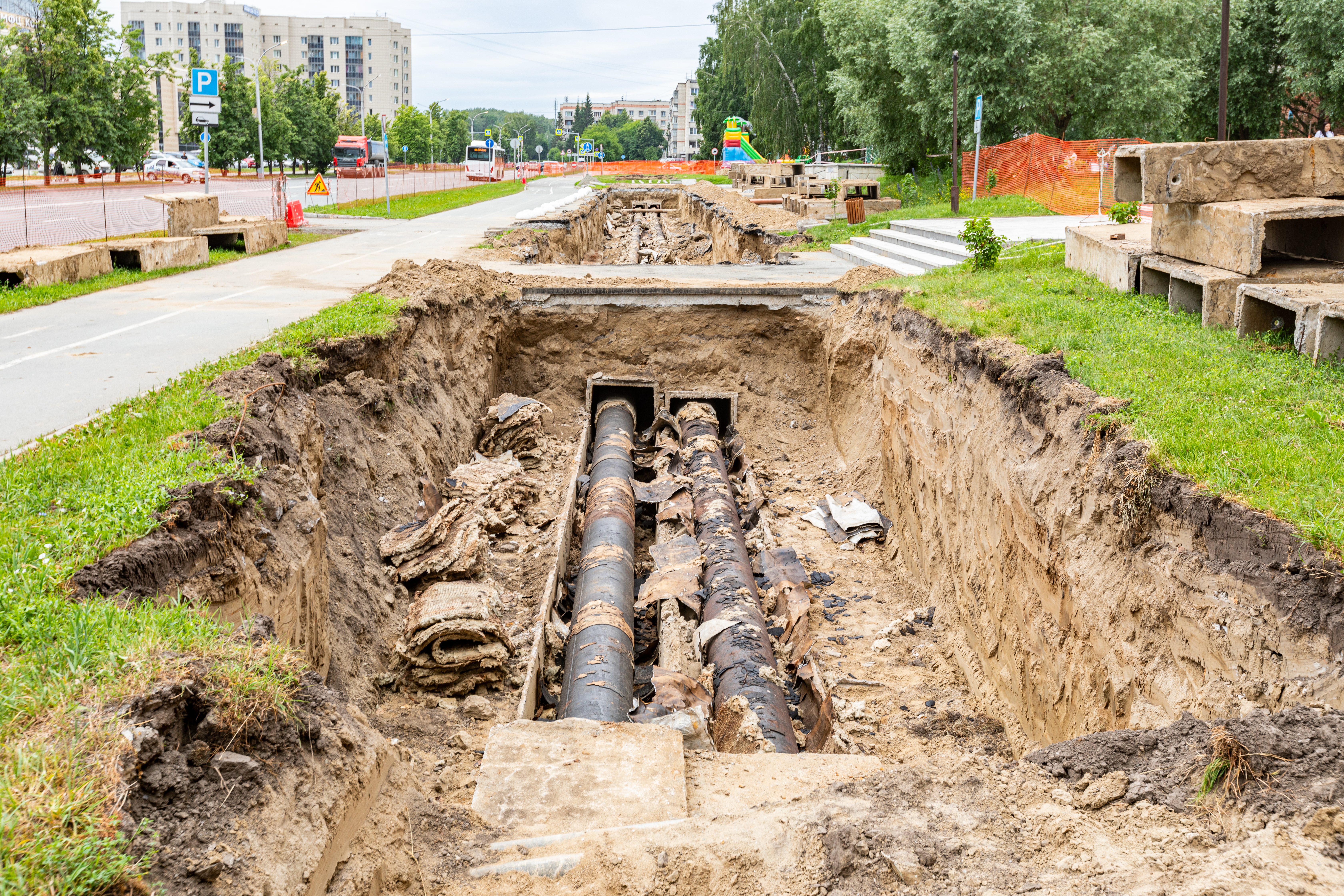 В Кольцово отремонтируют пять участков тепловых сетей