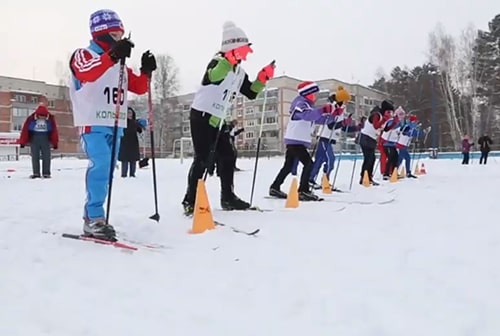 Прошла Новогодняя лыжная гонка