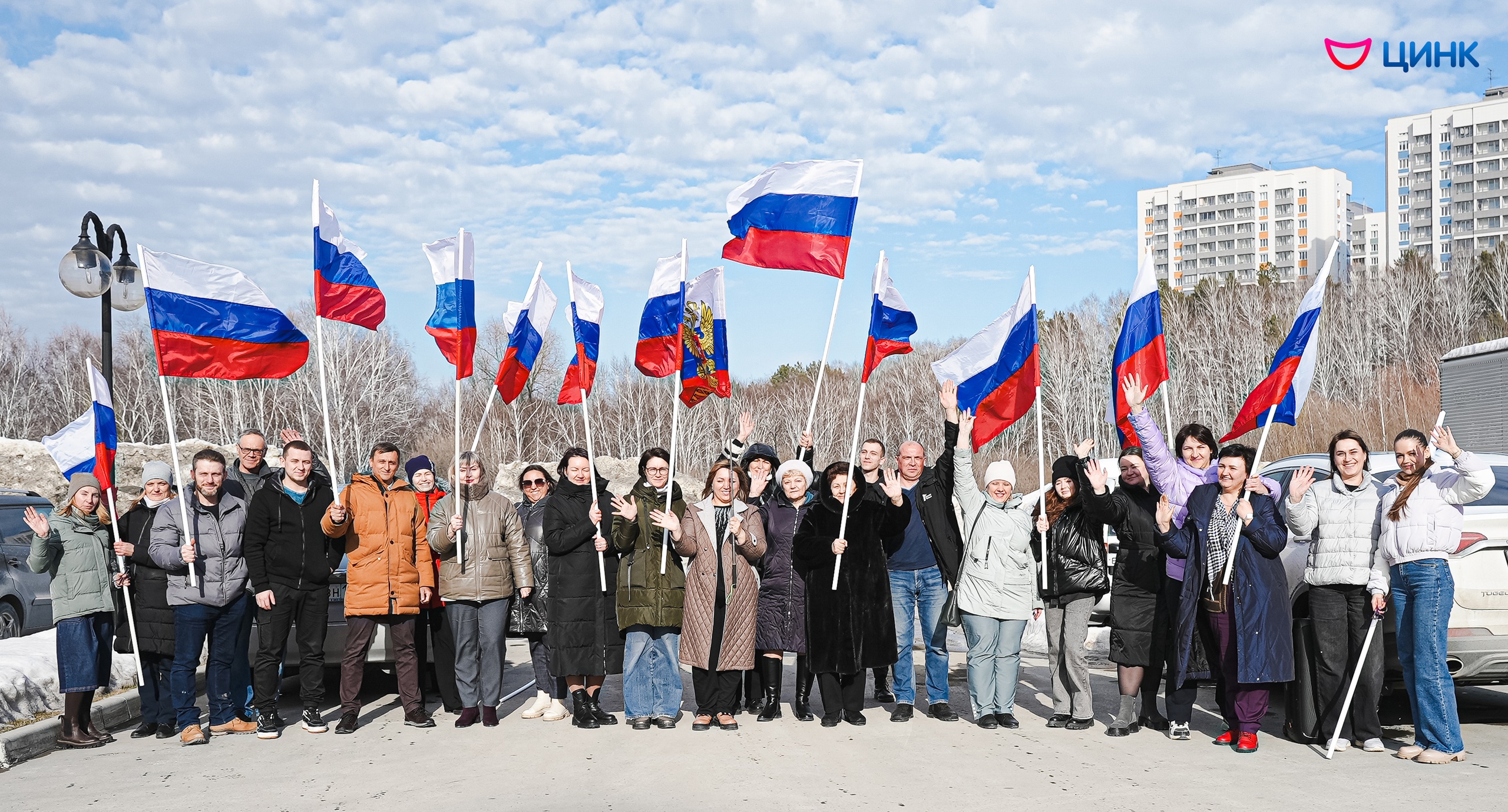 В Кольцово состоялся автопробег в честь воссоединения Крыма с Россией