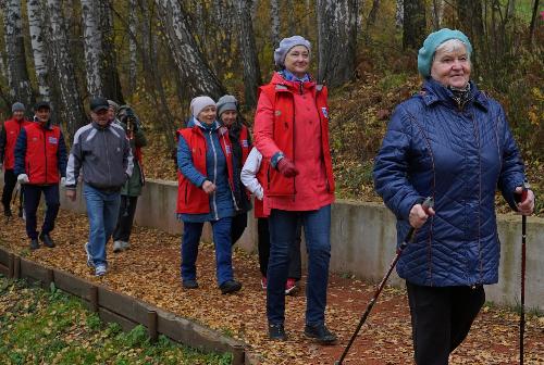 В Кольцово прошла акция «Шаги здоровья»